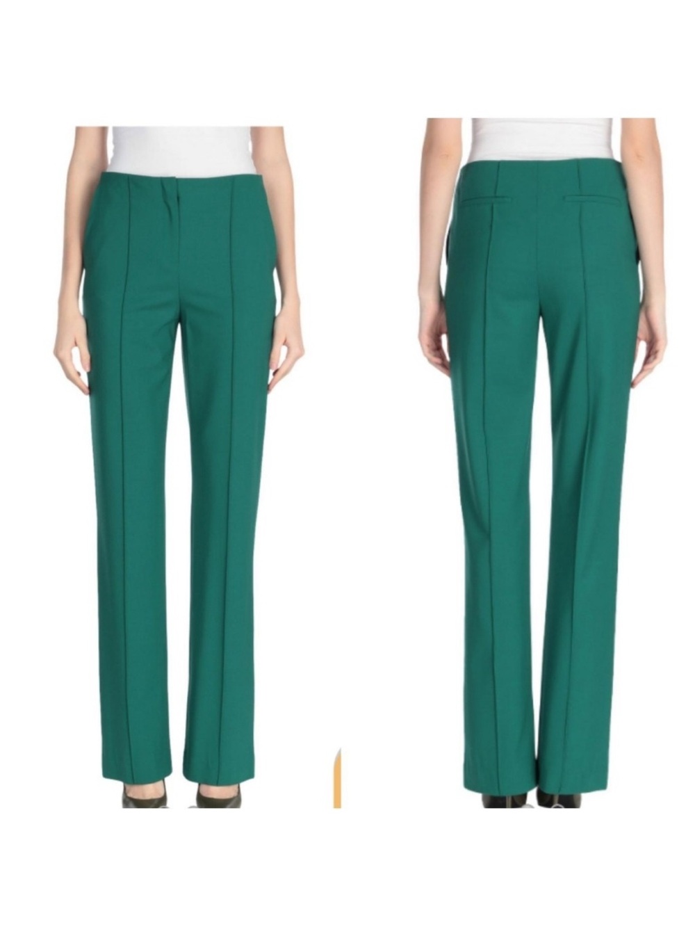 Diane Von Furstenberg, Pleat Front Pant in Pine size 0